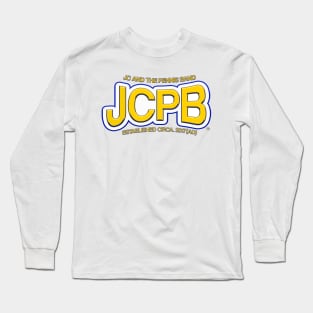 JCPB Letters Design - Blue and Yellow Long Sleeve T-Shirt